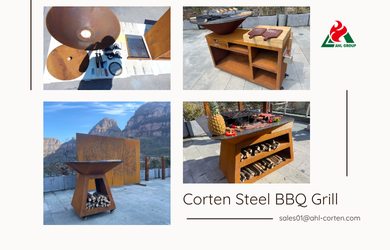 Corten Steel BBQ Grill